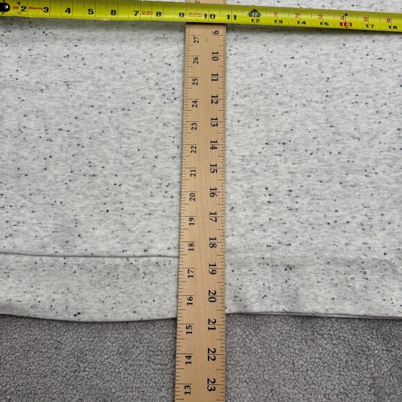 Madewell MWL BetterTerry Speckled V-Notch Pullover Sweatshirt Womens XXS Gray - Picture 9 of 12